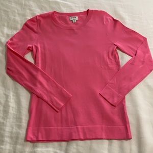 JCrew NWT size XS pink Teddie lightweight sweater